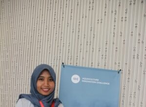 Liris Maduningtyas siap menghadapi dunia Budidaya udang.