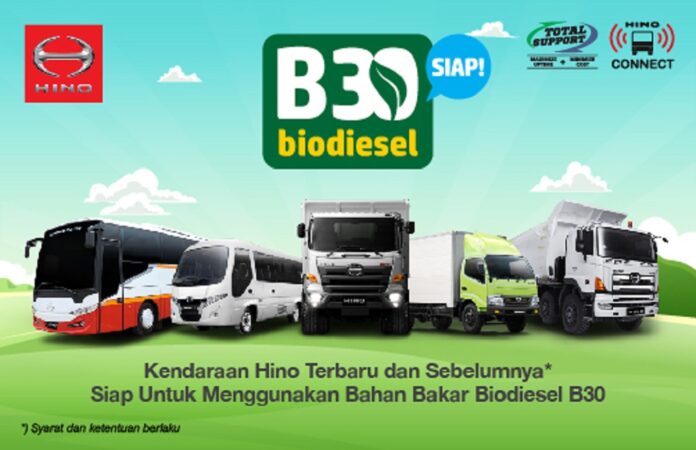 PT Hino Motor Sales Indonesia mendukung program biodiesel B30.