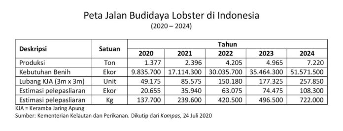 Pelepasliaran ini dimaksudkan untuk menjaga kelestarian atau keberlanjutan populasi lobster di Indonesia.