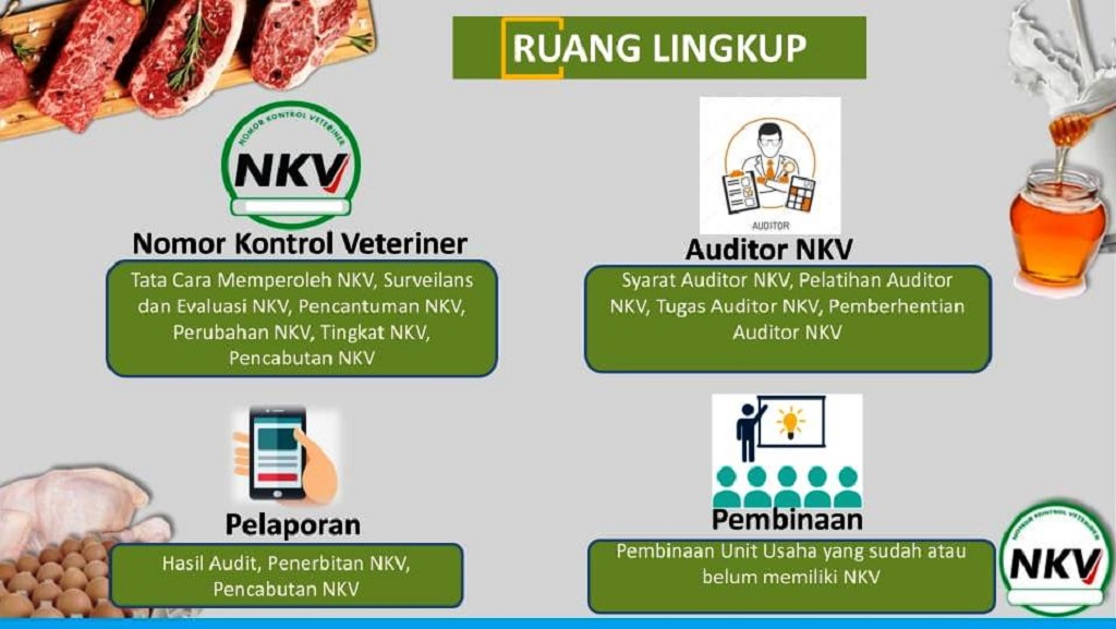 Auditor NKV melaksanakan audit terhadap penerapan persyaratan teknis di unit usaha produk hewan.