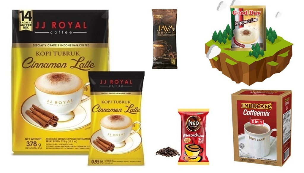 10 merek produk kopi instan di pasaran.
