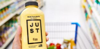 Telur Nabati JUST Egg dan Daging Kultur Merambah Pasar Asia JUST Egg sebagian besar terbuat dari protein kacang hijau.