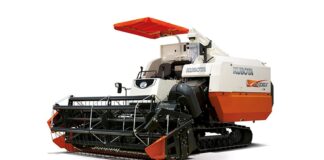 Alat dan Mesin Pascapanen Padi Mesin Combine Harvester Kubota DC 105X.