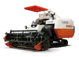 Alat dan Mesin Pascapanen Padi Mesin Combine Harvester Kubota DC 105X.