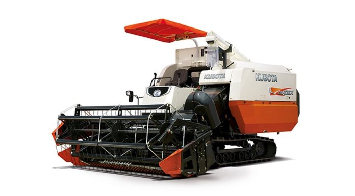 Alat dan Mesin Pascapanen Padi Mesin Combine Harvester Kubota DC 105X.