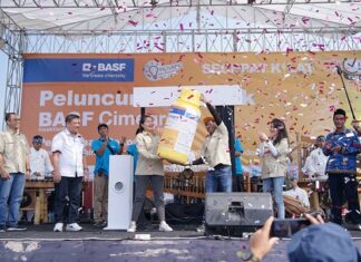 BASF Meraih Rekor Dunia MURI Permainan Angklung dalam Peluncuran Insektisida Cimegra peluncuran insektisida Cimegra di Brebes