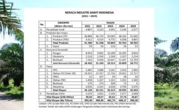Kinerja Industri Sawit Indonesia 2021-2025 produksi sawit Indonesia tahun 2021-2025