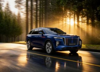 Melalui Kehadiran E-HS9, Hongqi Memulai Perjalanan di Indonesia Hongqi E-HS9 diperkenalkan di Indonesia