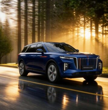 Melalui Kehadiran E-HS9, Hongqi Memulai Perjalanan di Indonesia Hongqi E-HS9 diperkenalkan di Indonesia