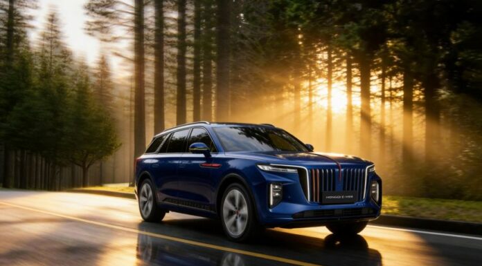 Melalui Kehadiran E-HS9, Hongqi Memulai Perjalanan di Indonesia Hongqi E-HS9 diperkenalkan di Indonesia